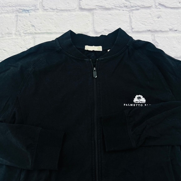 Tasc Lightweight Zip Up Jacket Womens Small Black Palmetto Bluff Logo - Picture 2 of 10